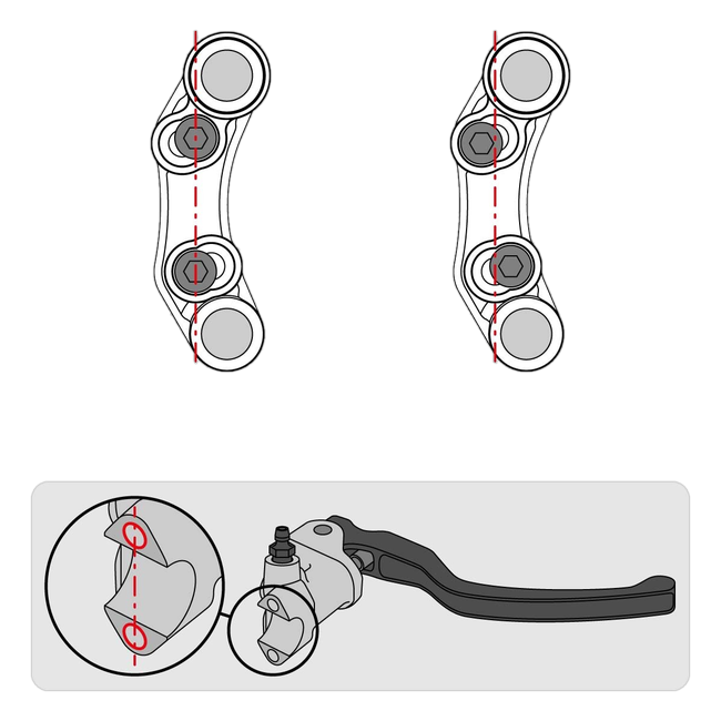 Lenkerschalter Street rechts JetPrime Aprilia RSV4 / RSV4 RR (09-20) JP PD AP009 – universelles Lochbild
