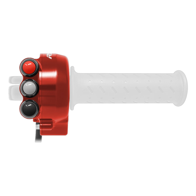 Gasgriffgehäuse mit integriertem Lenkerschalter JetPrime Aprilia RS 660 (20-24) JP CO AP660