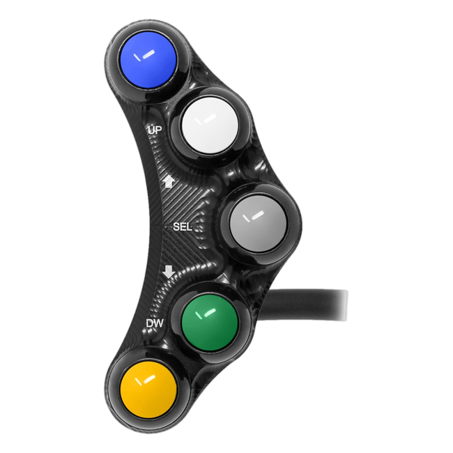 Lenkerschalter Sport links JetPrime Kawasaki Ninja ZX-6R (07-17) JP SPS 003 – für I2M-Dashboard
