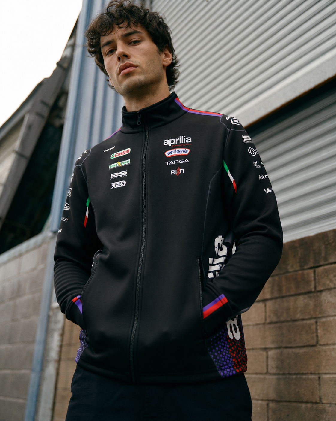 Aprilia Racing Team zip jakna s kapuljačom, replika 2026. muška IXON 