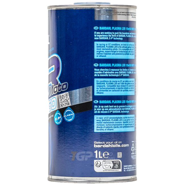 Bardahl 10W50 Plasma LXR - 1 litra premium ulja 