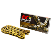 EK lanac 520 ZVX3 Gold/Gold NX-prsten otvoren s zakovicama – 84 do 146 karika 