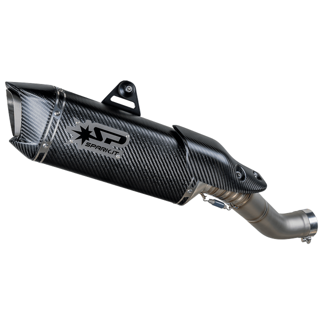 Spark Exhaust Slip-On Force Evo Titanium Aprilia RSV4 (17-26) GAP0408C