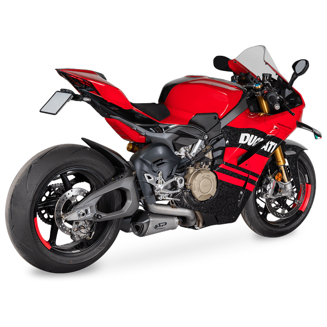 Spark Exhaust Halbkomplette Anlage Racing Satz Konix Evo Titanium Ducati V4/V4 S (25-26) GDU8856T