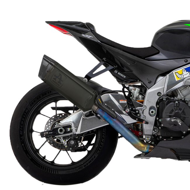 Arrow Slip-On Kit Pista nehrđajući čelik Dark Aprilia RSV4 1100 Factory (19-20) 71002PTN 