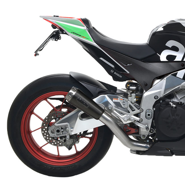 Arrow Slip-On Kit Pro-Race nehrđajući čelik tamni Aprilia RSV4/RR/RF (17-18) 71214PRN 