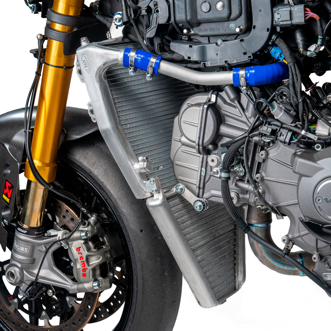 Feel Racing Racing-Kühlerkit Detailaufnahme Ducati Panigale V2 890