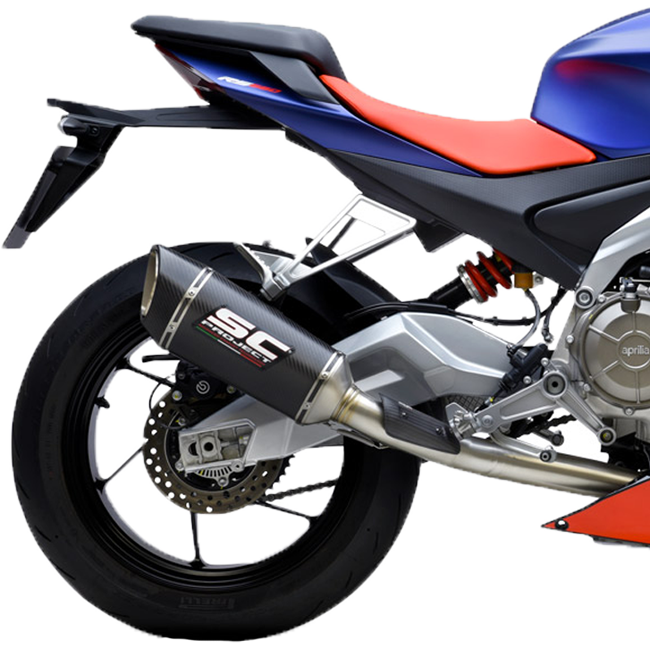 SC-Project nehrđajući čelik kompletni sustav 2-1 SC1-R Aprilia RS 660 (20-24) A23A-KC90 