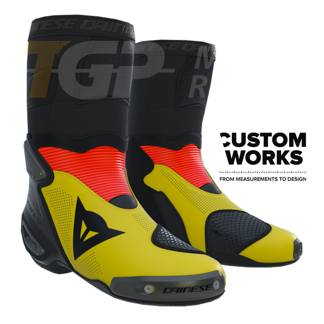 Dainese Axial 2 Air utrka i cestovne motociklističke čizme za muškarce | Germania Edition | Custom Works 