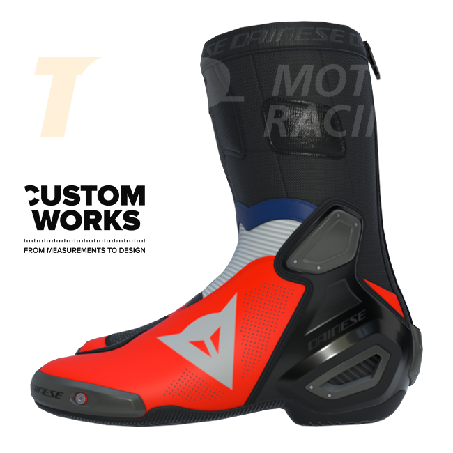 Dainese Axial 2 Air Racing i cestovne motociklističke čizme za muškarce | Francia Edition | Custom Works 