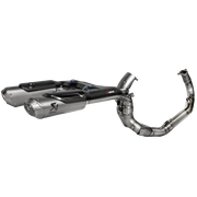 Akrapovic S-D9E7-CKOT Evolution Line Titan-Komplettanlage Ducati Panigale V2 890 mit zwei Moto3-Endtöpfen