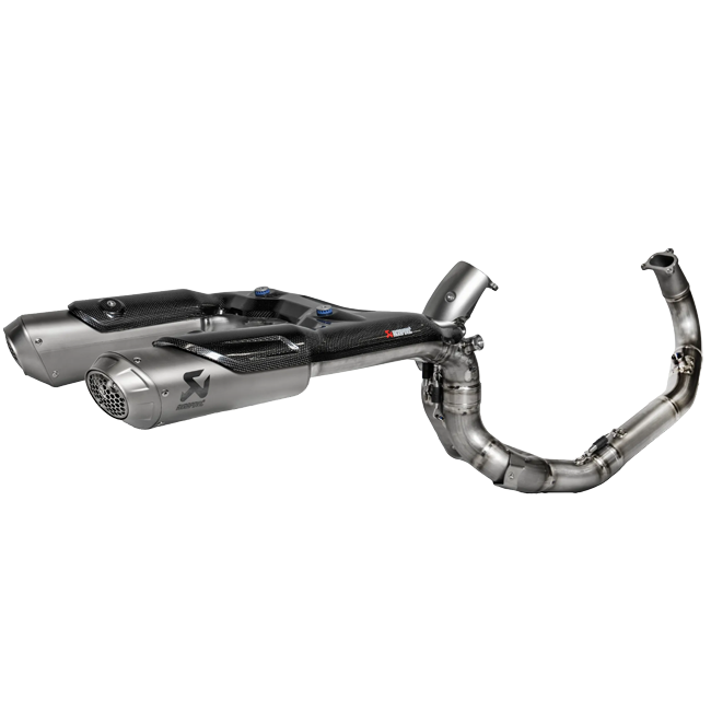 Akrapovic S-D9E7-CKOT Evolution Line Titan-Komplettanlage Ducati Panigale V2 890 mit zwei Moto3-Endtöpfen