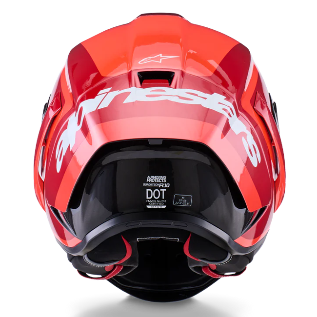 Alpinestars Supertech R10 kaciga Arius dvostruka crvena sjajna 8203926-1683 