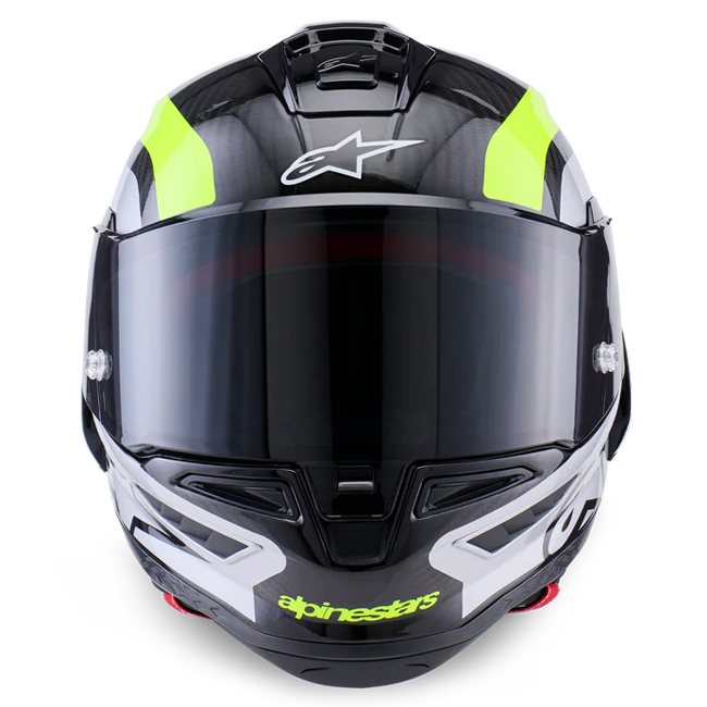 Alpinestars Supertech R10 kaciga Arius Žuta Fluo Sjaj 8203926-1699 
