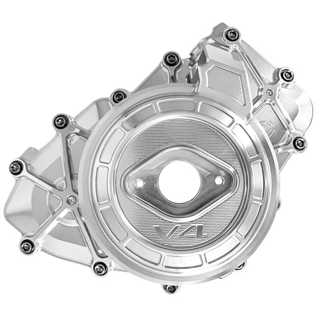 Aluminijski motorni kućište lijevo s titanskim vijcima Motocorse Ducati Panigale V4/S/R (18-24) 