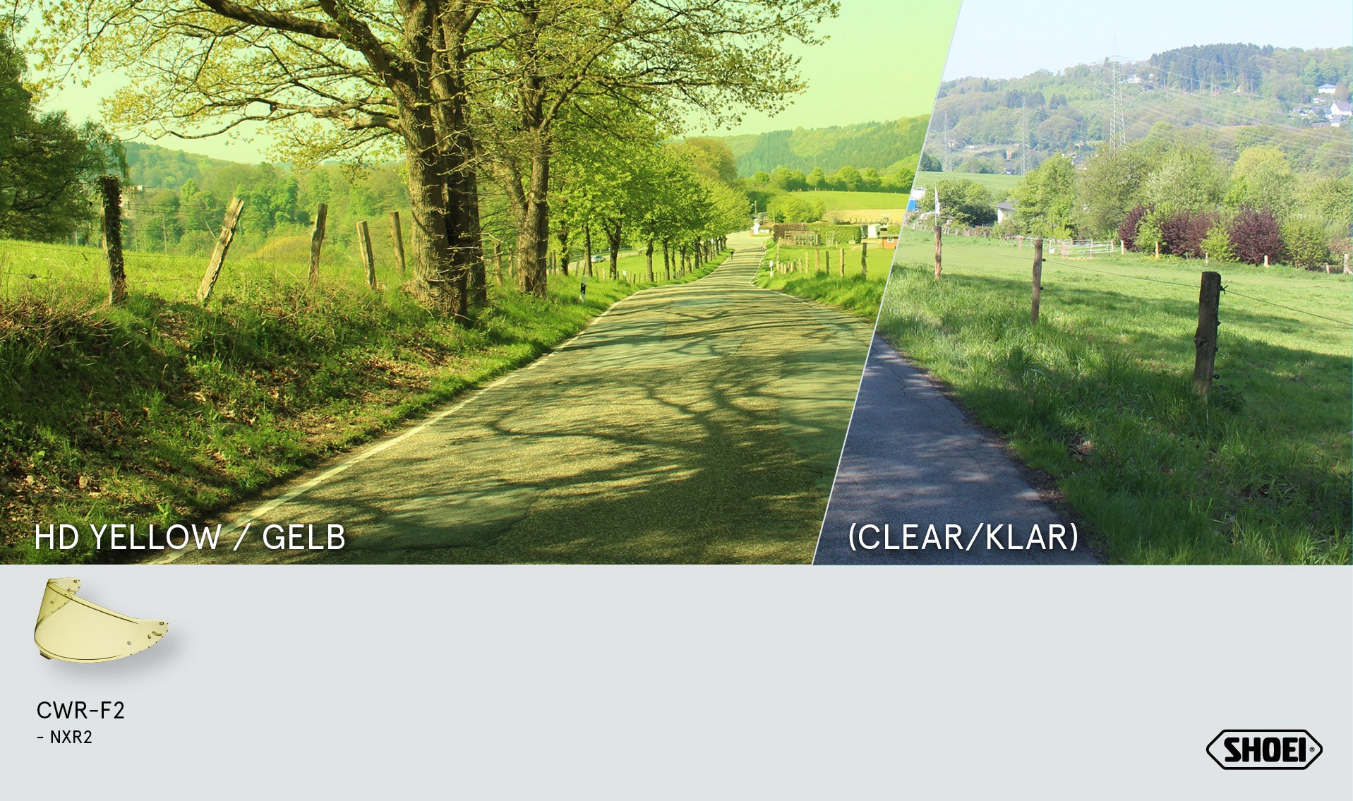 Shoei Vizir X-SPR PRO (CWR-F2PN) Visor visoke definicije žuti 