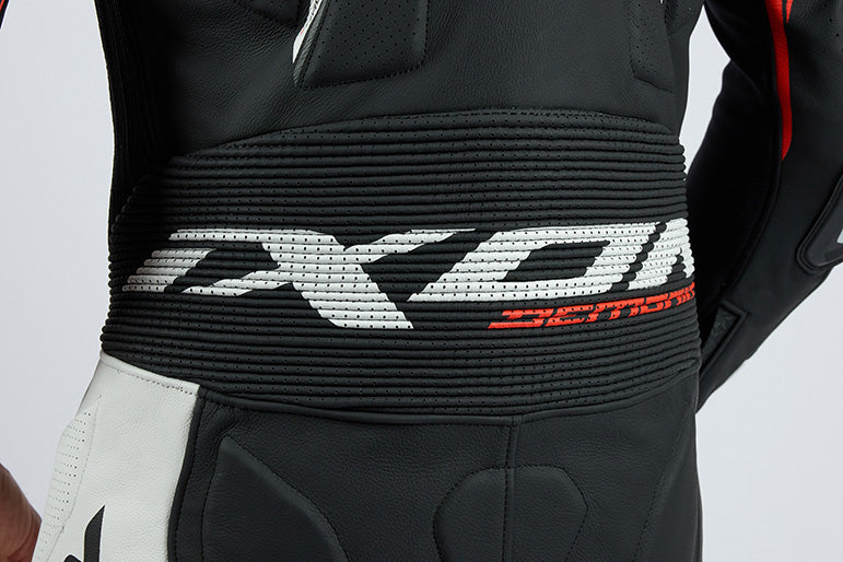 IXON Demonio kombinezon Kožno odijelo – Perforirano odijelo za utrke | Muškarci | Crveno/Crno/Bijelo 