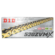 D.I.D 520ZVM-X X-Ring lanac 520 G&G otvoren s zakovicama – 100 do 132 karika 