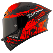 KYT TT-Revo kaciga Combustion Red mat Y6TR0038 