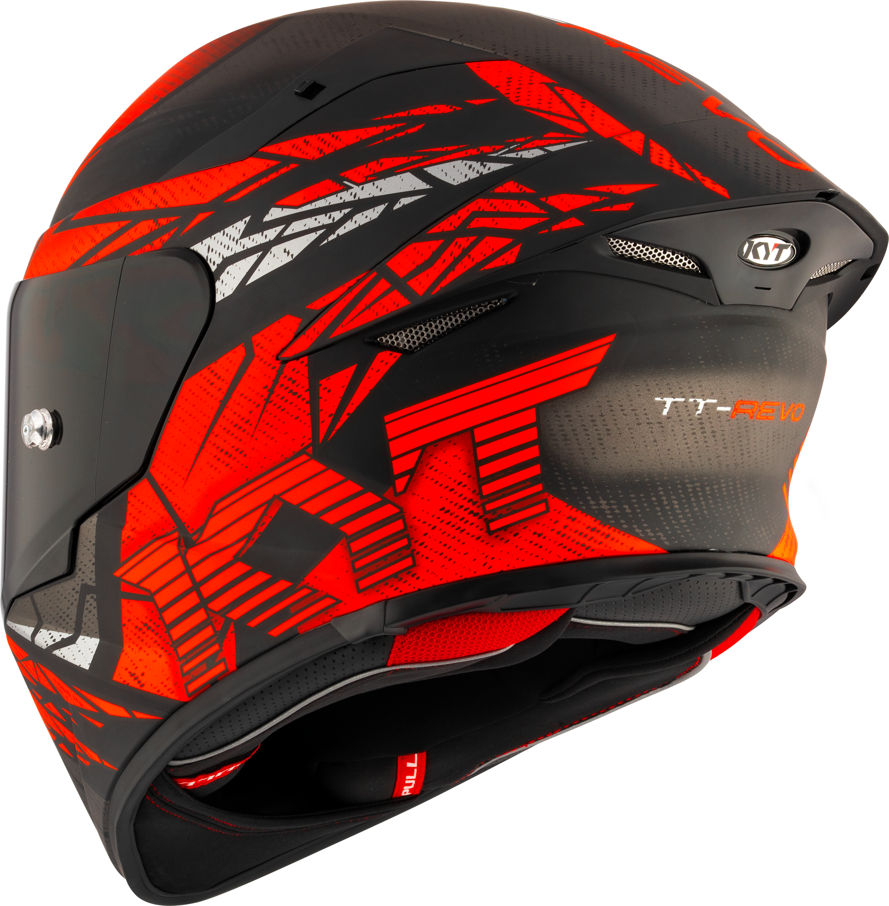 KYT TT-Revo kaciga Combustion Red mat Y6TR0038 