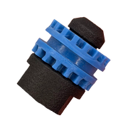 Feel Racing FR.821.111 Dashboard-Halterungspins im Paar, mit blauen Anti-Vibrations-Gummis