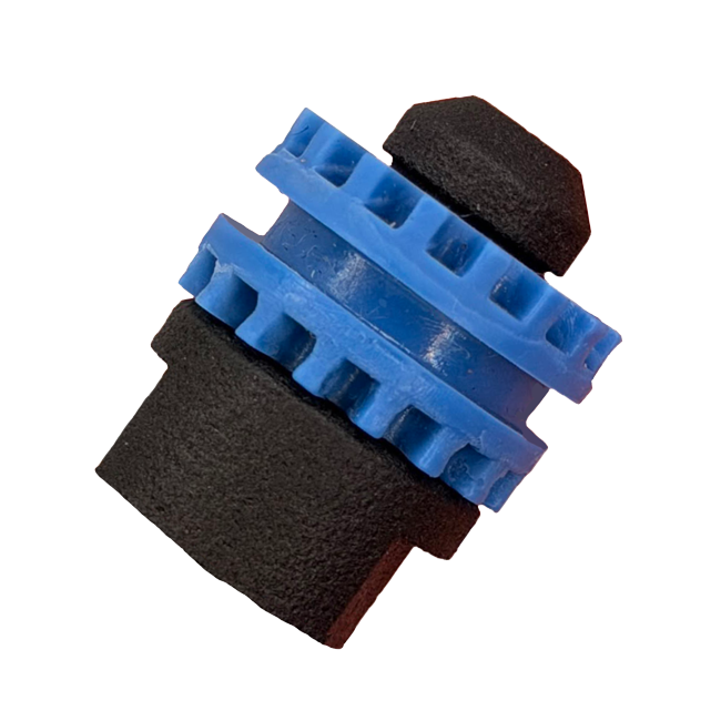Feel Racing FR.821.111 Dashboard-Halterungspins im Paar, mit blauen Anti-Vibrations-Gummis