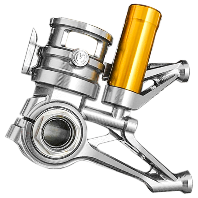 CNC set vilice 100 mm „GP Style“ Motocorse Ducati Panigale V4/S/R (18–24) 