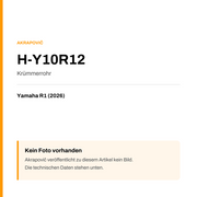Akrapovic Krümmerrohr Yamaha R1 (26-26) H-Y10R12 — Platzhalter, kein Herstellerfoto verfügbar