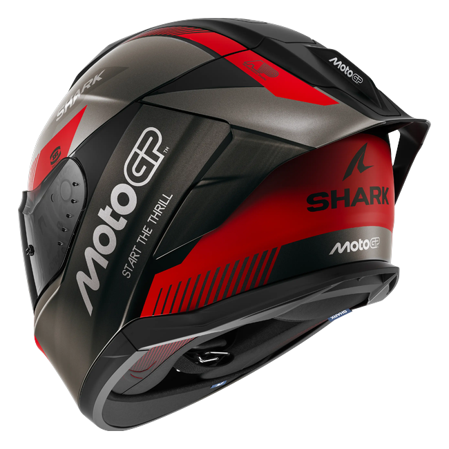 Shark Skwal Cup MotoGP KAR HE6591 — Dreiviertelansicht von hinten