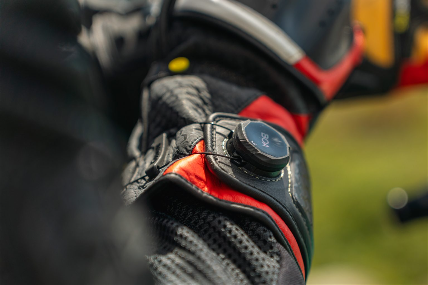 Knox Handroid MK5 racing kožne rukavice | Muške | Crvena | 11769404105 