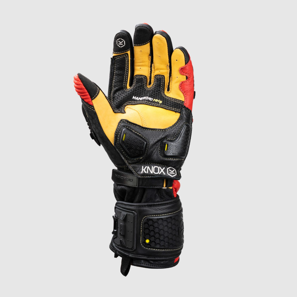 Knox Handroid MK5 racing kožne rukavice | Muške | Crvena | 11769404105 