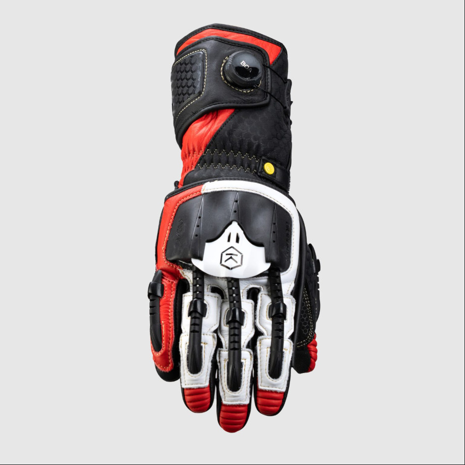 Knox Handroid MK5 racing kožne rukavice | Muške | Crvena | 11769404105 