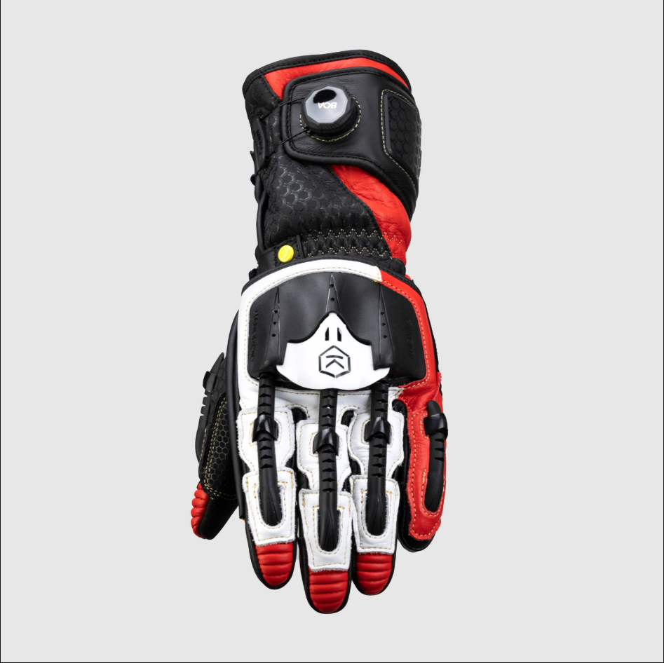 Knox Handroid MK5 racing kožne rukavice | Muške | Crvena | 11769404105 
