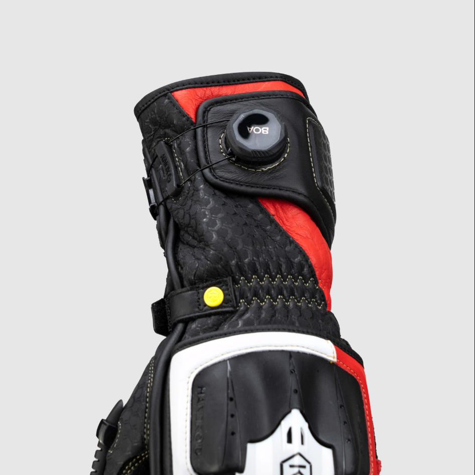 Knox Handroid MK5 racing kožne rukavice | Muške | Crvena | 11769404105 