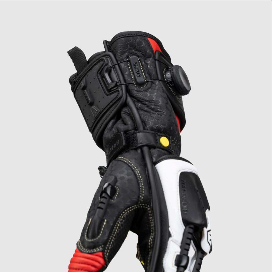 Knox Handroid MK5 racing kožne rukavice | Muške | Crvena | 11769404105 