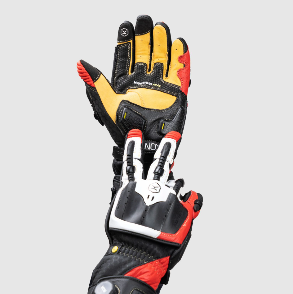 Knox Handroid MK5 racing kožne rukavice | Muške | Crvena | 11769404105 
