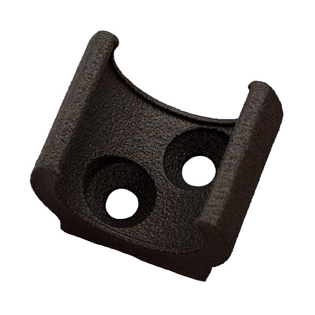 Feel Racing FR.827.321 Drucksensor-Schnellhalter D20 — Schrägansicht mit beiden M5-Senkbohrungen
