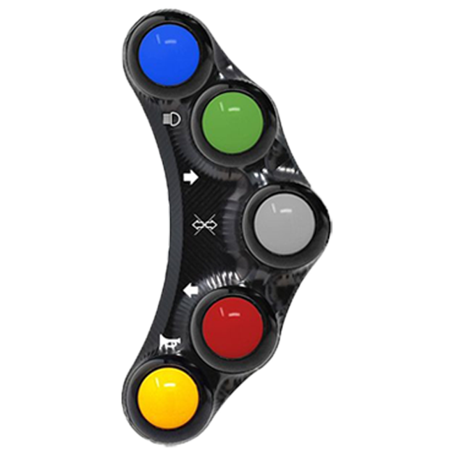 Upravljački prekidač lijevi JetPrime BMW S1000RR K46 (15-18) JP PLS 008 