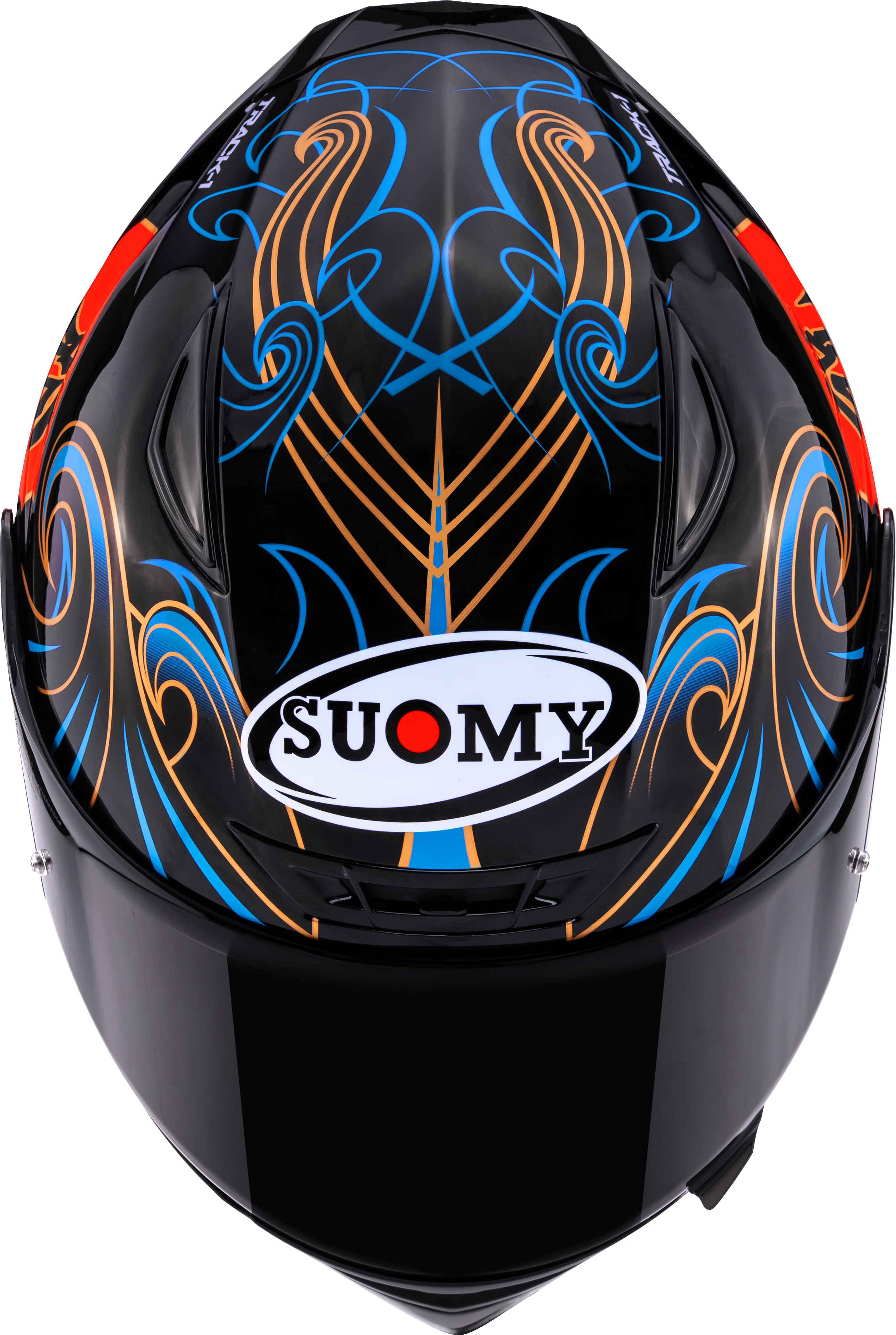 Suomy Track-1 kaciga Waves Crna K6T10026 
