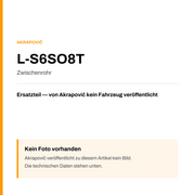 Akrapovic Zwischenrohr L-S6SO8T — Platzhalter, kein Herstellerfoto verfügbar