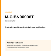 Akrapovic Schalldämpfer M-CIBN00906T — Platzhalter, kein Herstellerfoto verfügbar