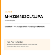 Akrapovic Schalldämpfer M-HZ06402CL/1JPA — Platzhalter, kein Herstellerfoto verfügbar