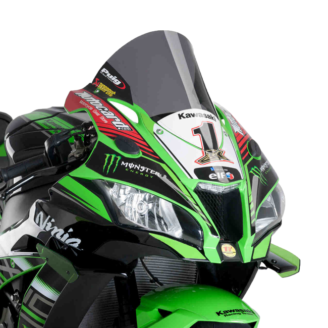Puig R-Racer vjetrobransko staklo Kawasaki ZX-10 R (16-20) 9849 