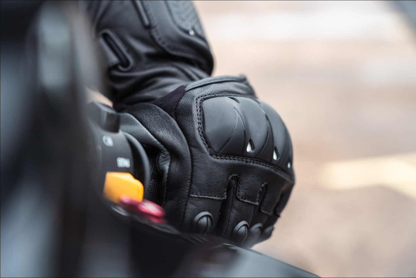 Knox Oulton MK2 Sport kožne rukavice | Muškarci | Crno/Bijelo | 1011352160050 