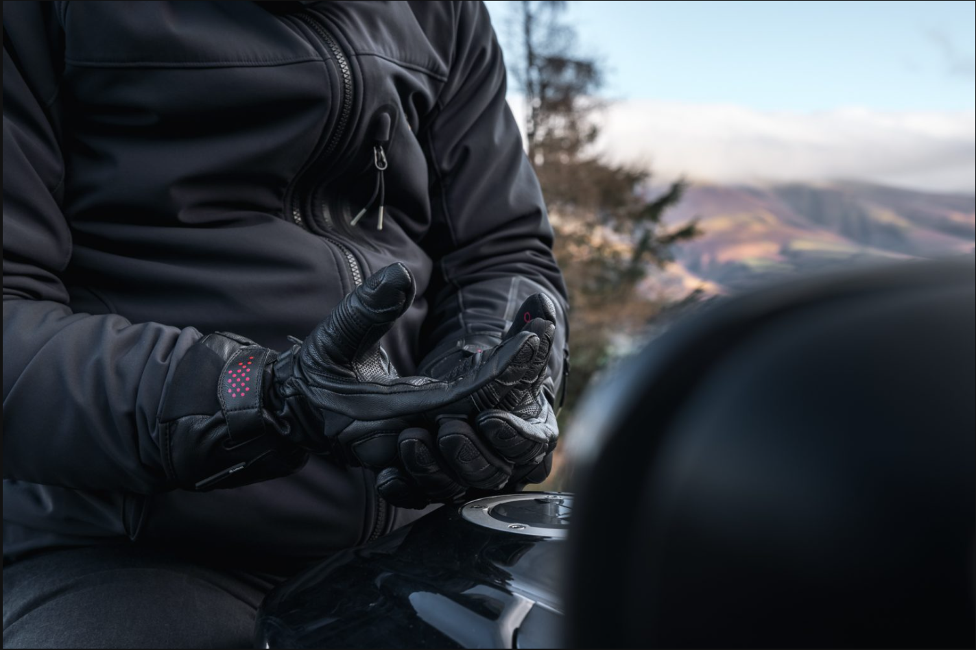 Knox Oulton MK2 Sport kožne rukavice | Muškarci | Crno/Crveno | 1011352110030 