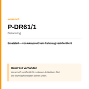 Akrapovic Distanzring P-DR61/1 — Platzhalter, kein Herstellerfoto verfügbar