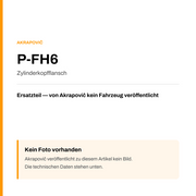 Akrapovic Zylinderkopfflansch P-FH6 — Platzhalter, kein Herstellerfoto verfügbar