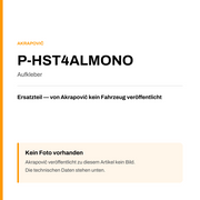 Akrapovic Aufkleber P-HST4ALMONO — Platzhalter, kein Herstellerfoto verfügbar