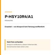 Akrapovic Hitzeschild P-HSY10R4/A1 — Platzhalter, kein Herstellerfoto verfügbar