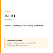 Akrapovic Distanzring P-LBT — Platzhalter, kein Herstellerfoto verfügbar